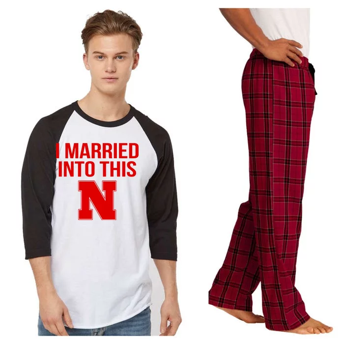 Nebraska Football Married Into This Raglan Sleeve Pajama Set