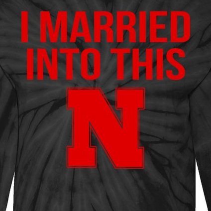 Nebraska Football Married Into This Tie-Dye Long Sleeve Shirt
