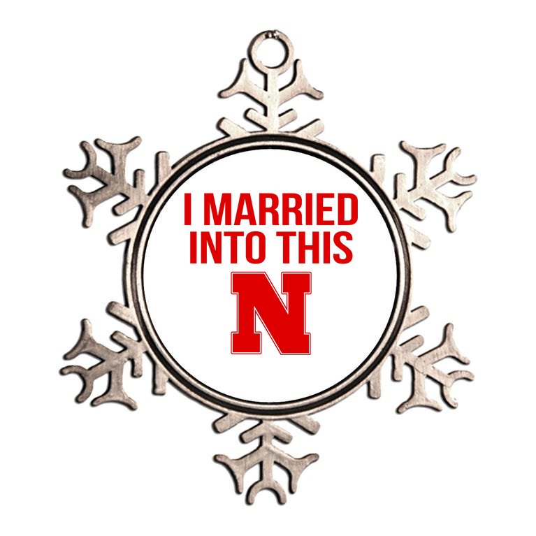 Nebraska Football Married Into This Metallic Star Ornament