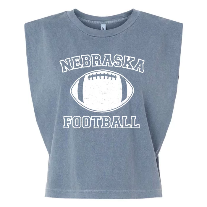 Nebraska Football Vintage Distressed Garment-Dyed Women's Muscle Tee