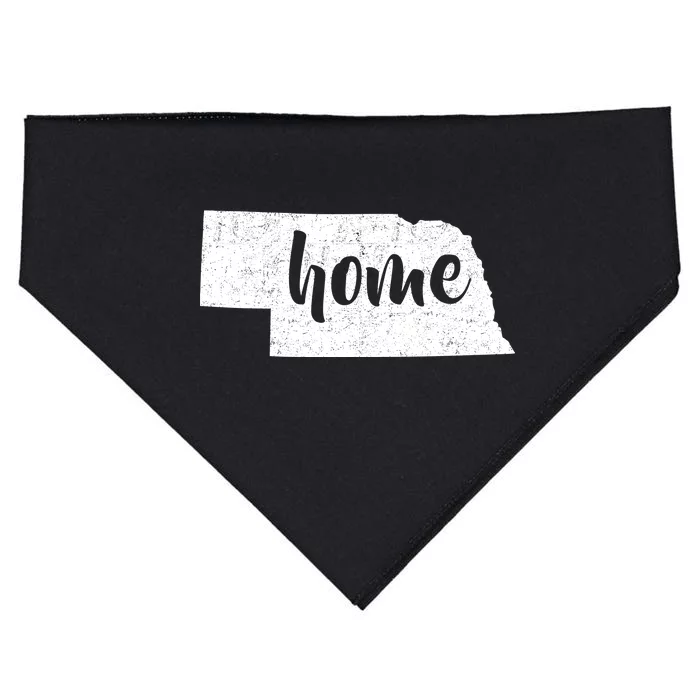 Nebraska Home State USA-Made Doggie Bandana