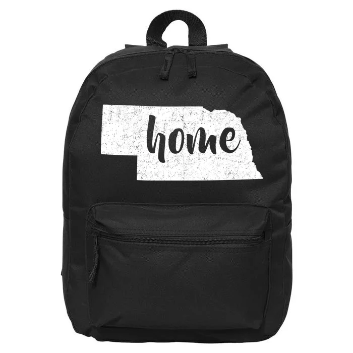 Nebraska Home State 16 in Basic Backpack