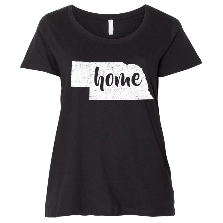 Nebraska Home State Women's Plus Size T-Shirt