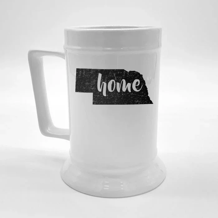 Nebraska Home State Front & Back Beer Stein