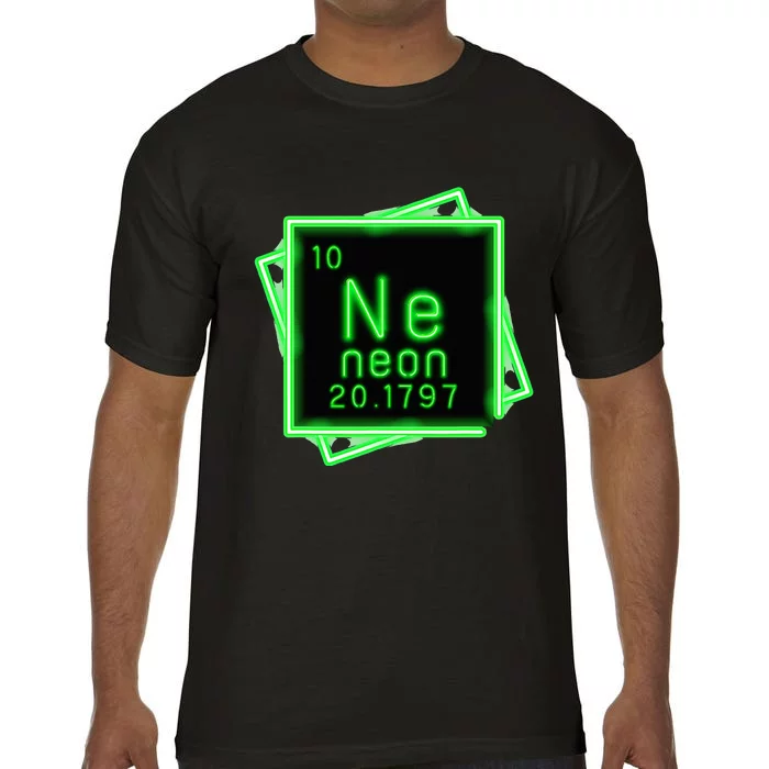 Neon Element Chemistry Periodic Table Science Nerd Comfort Colors T-Shirt