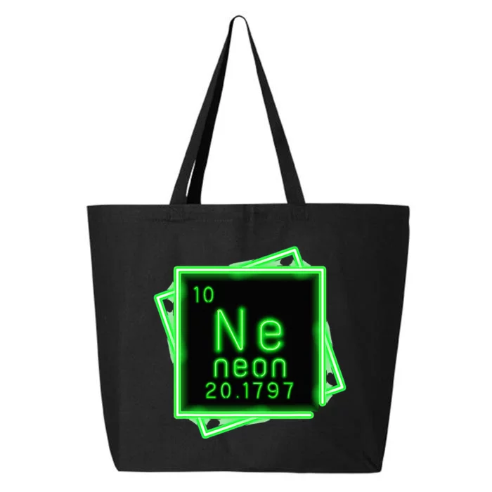 Neon Element Chemistry Periodic Table Science Nerd 25L Jumbo Tote