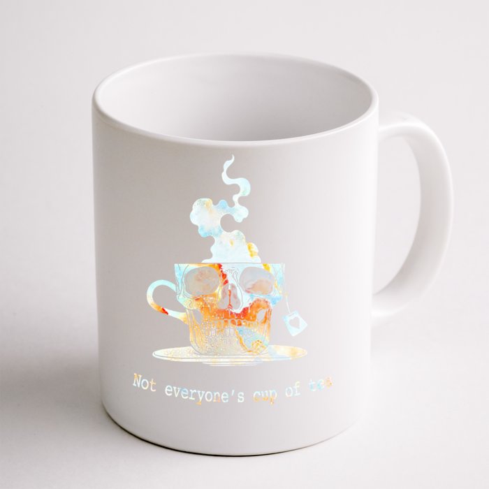 Not Everyones Cup Of Tea Skull Gift Meaningful Gift Front & Back Coffee Mug