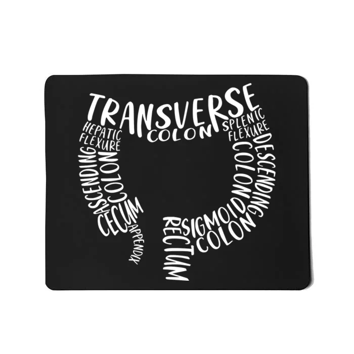 Nurse Endoscopy Colon Anatomy Gifts Mousepad