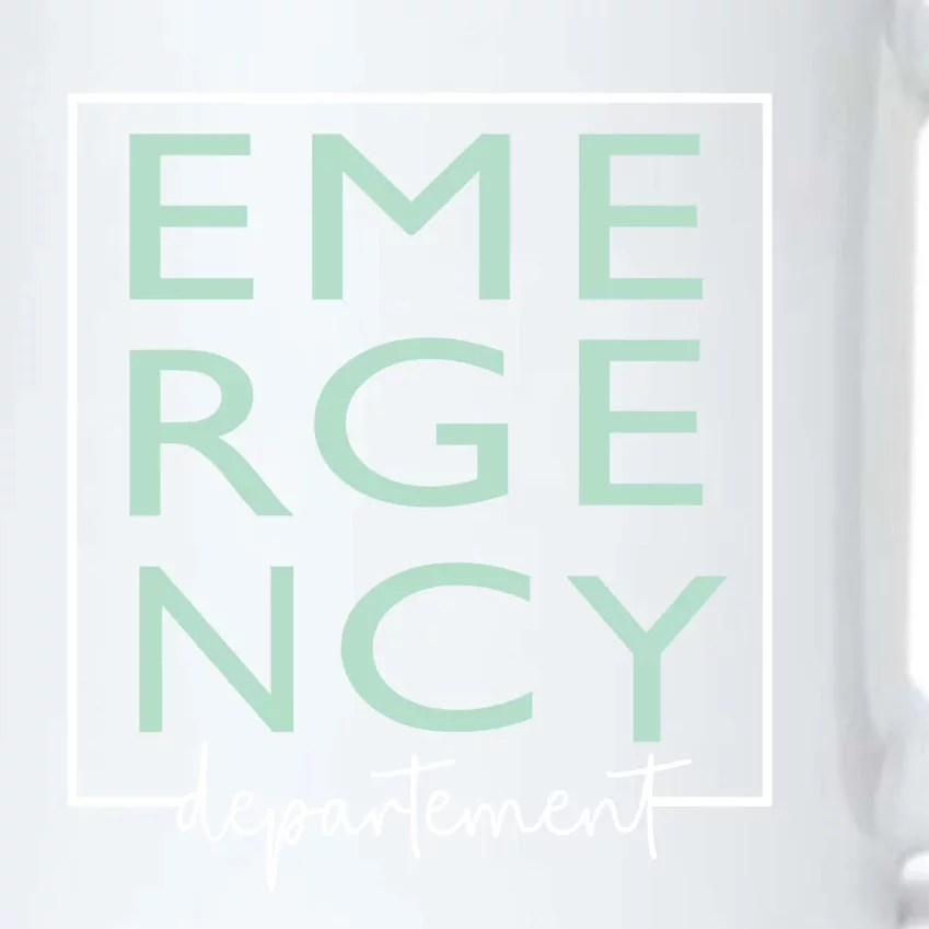 Nurse Emergency Departt Emergency Nursing Room Healthcare Gift Black Color Changing Mug