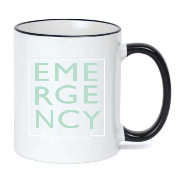 Nurse Emergency Departt Emergency Nursing Room Healthcare Gift Black Color Changing Mug