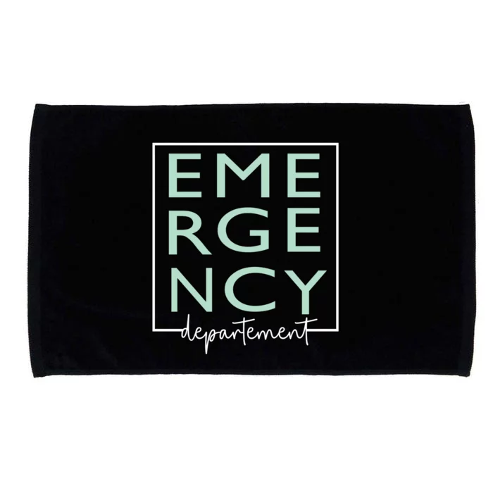 Nurse Emergency Departt Emergency Nursing Room Healthcare Gift Microfiber Hand Towel