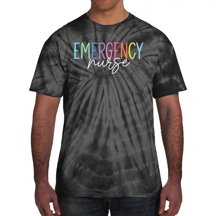 Nurse Emergency Department Emergency Nursing Room Healthcare Tie-Dye T-Shirt