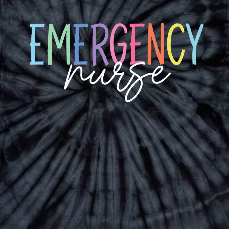 Nurse Emergency Department Emergency Nursing Room Healthcare Tie-Dye T-Shirt