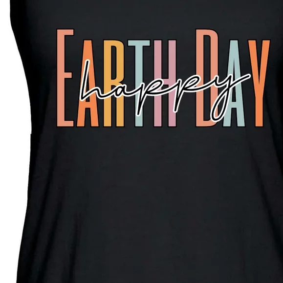 National Earth Day 2024 Earth Day Ladies Essential Flowy Tank