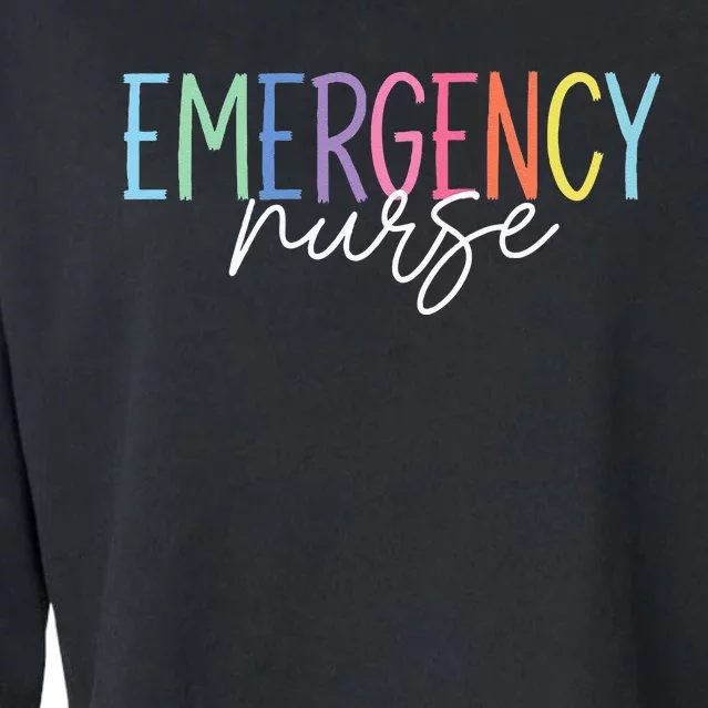 Nurse Emergency Department Emergency Nursing Room Healthcare Cropped Pullover Crew