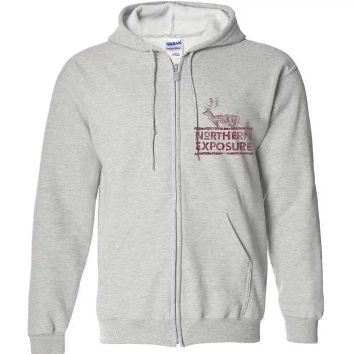 Northern Exposure Exploration Nature Outdoors Full Zip Hoodie