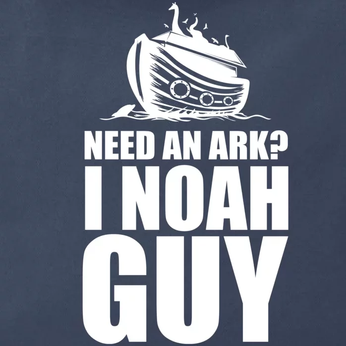 Need An Ark I Noah Guy Zip Tote Bag