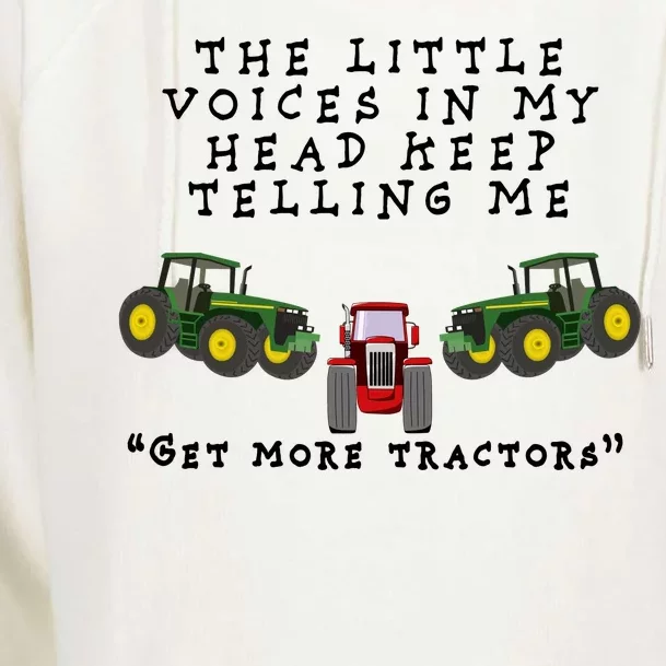 Need More Tractors Funny Farming Womens Funnel Neck Pullover Hood