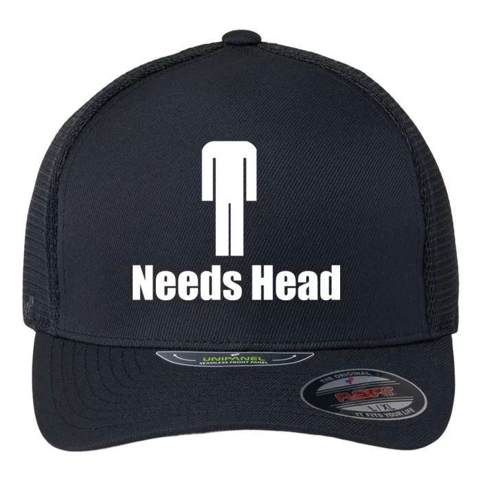 Needs Head Flexfit Unipanel Trucker Cap