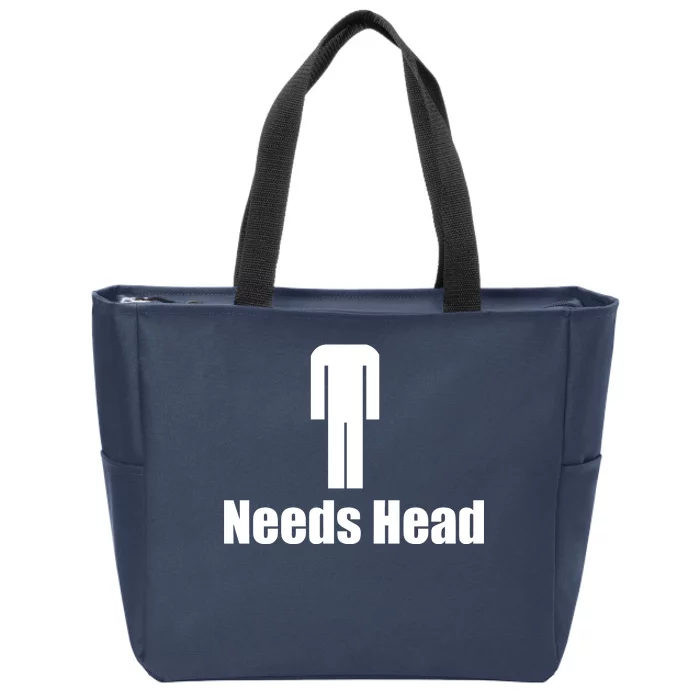 Needs Head Zip Tote Bag