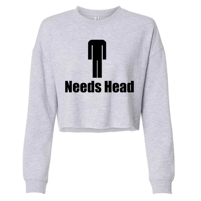 Needs Head Cropped Pullover Crew