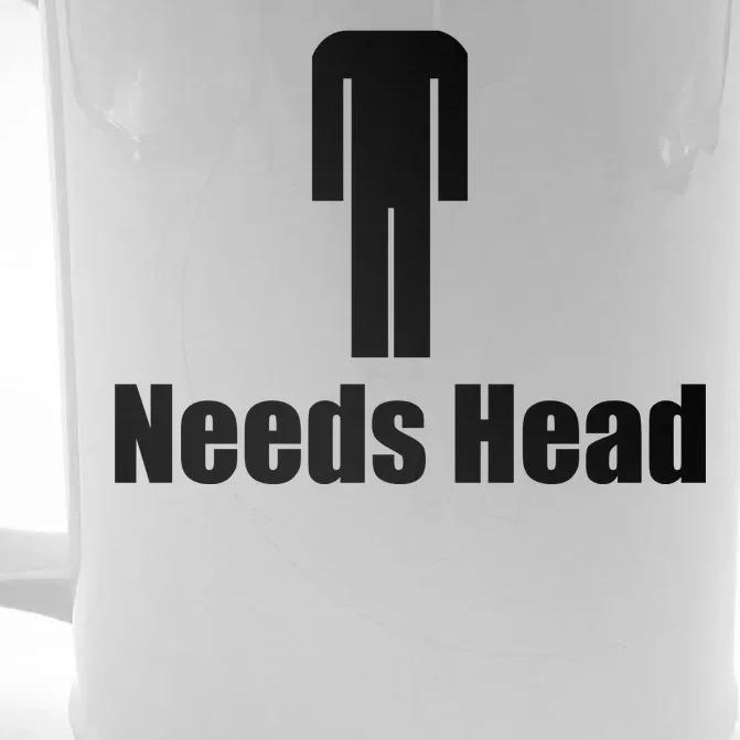 Needs Head Front & Back Beer Stein