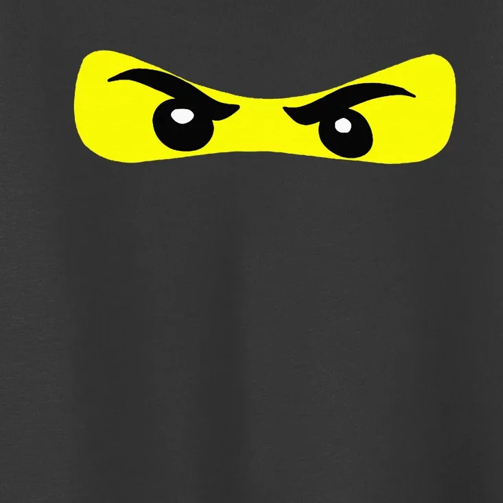 Ninja Eyes Funny Halloween Ninja Costume Toddler T-Shirt