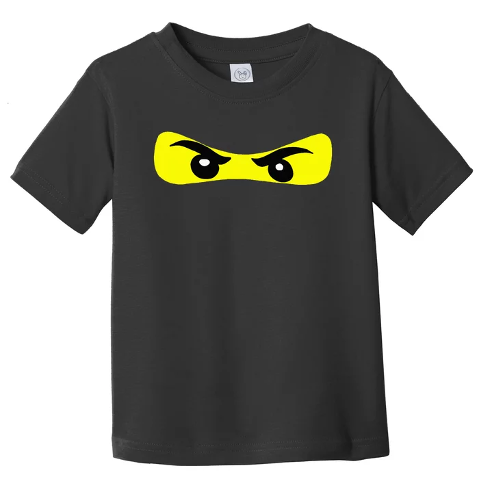 Ninja Eyes Funny Halloween Ninja Costume Toddler T-Shirt