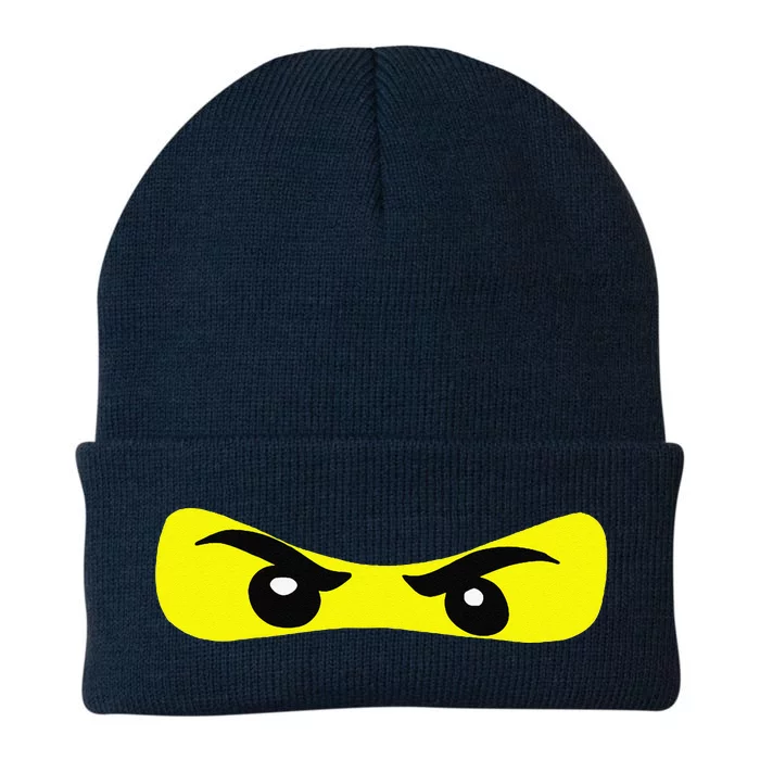 Ninja Eyes Funny Halloween Ninja Costume Knit Cap Winter Beanie