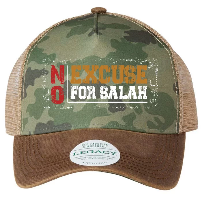 No Excuse For Salah Islamic Gift Legacy Tie Dye Trucker Hat