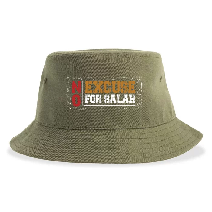 No Excuse For Salah Islamic Gift Sustainable Bucket Hat