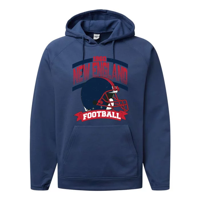 New England Football Team Supporter Performance Fleece Hoodie