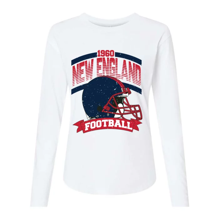 New England Football Team Supporter Womens Cotton Relaxed Long Sleeve T-Shirt