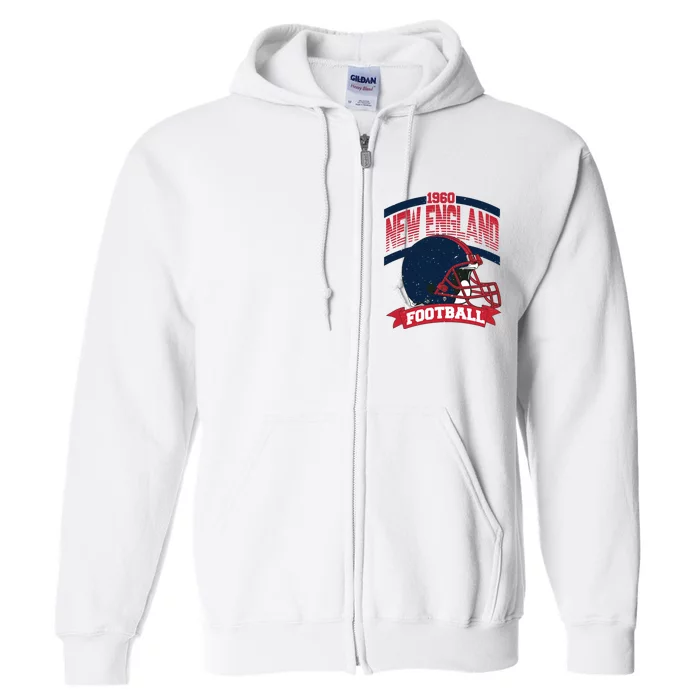 New England Football Team Supporter Full Zip Hoodie