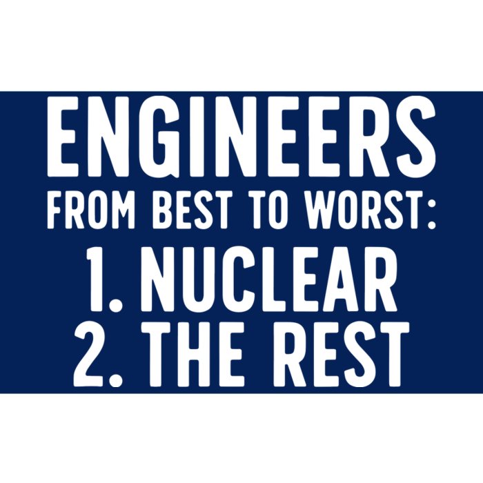 Nuclear Engineer Funny Nuclear Engineering Bumper Sticker