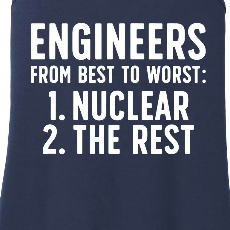 Nuclear Engineer Funny Nuclear Engineering Ladies Essential Tank