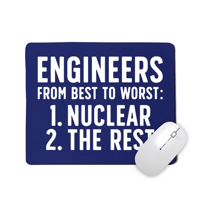 Nuclear Engineer Funny Nuclear Engineering Mousepad