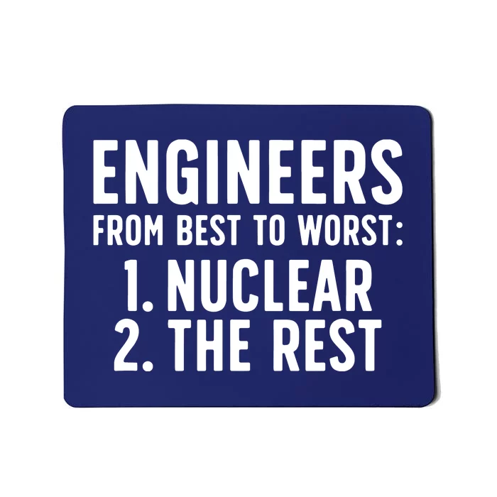 Nuclear Engineer Funny Nuclear Engineering Mousepad