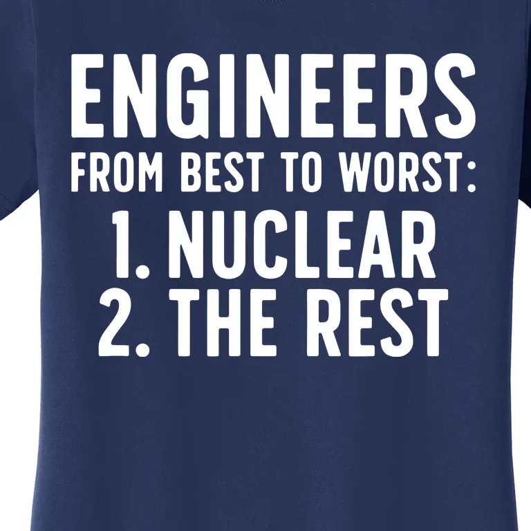 Nuclear Engineer Funny Nuclear Engineering Women's T-Shirt