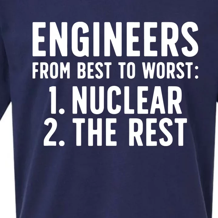 Nuclear Engineer Funny Nuclear Engineering Sueded Cloud Jersey T-Shirt