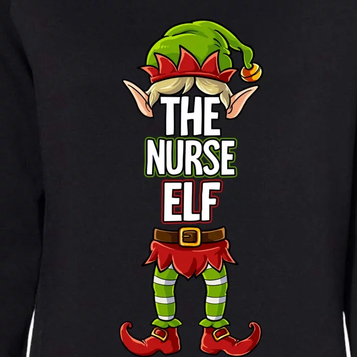 Nurse Elf Gift Womens California Wash Sweatshirt