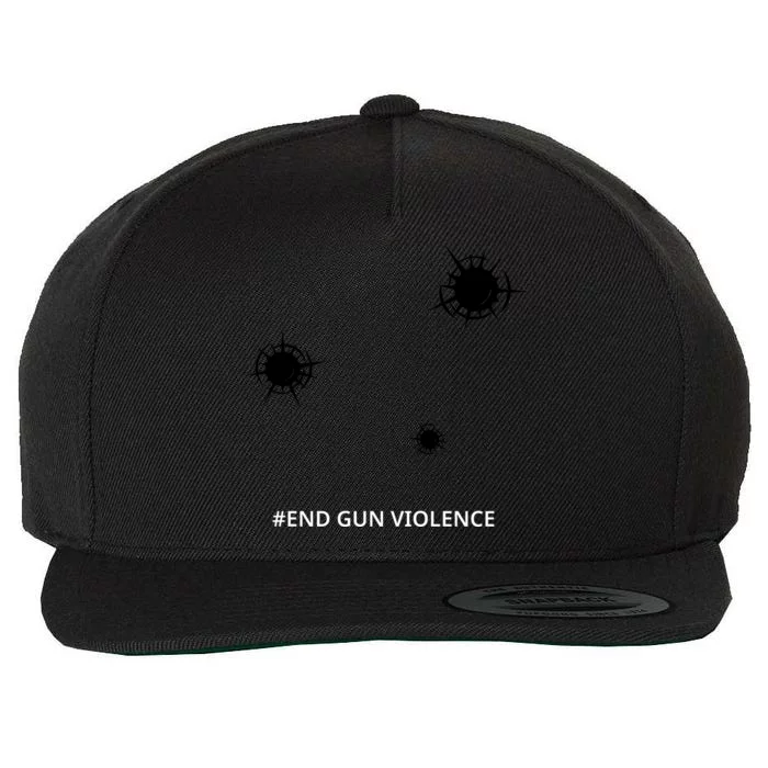 National End Gun Violence Awareness Day Enough End Gun Wool Snapback Cap