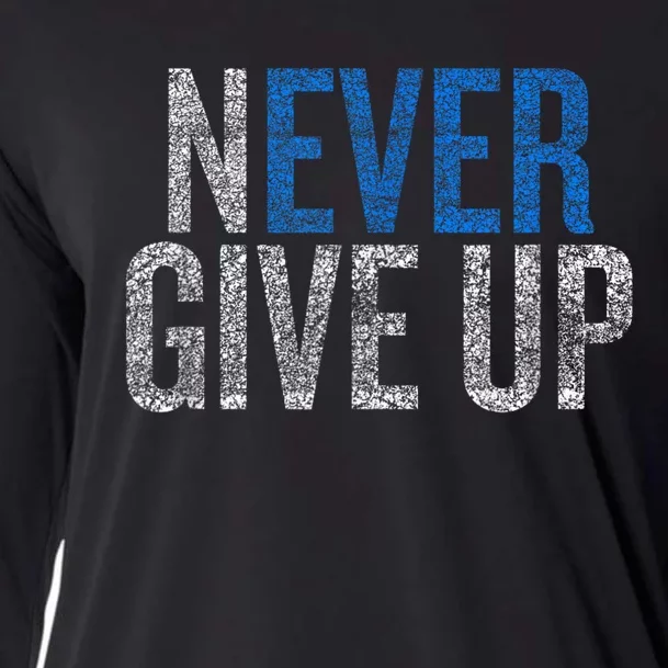 Never Ever Give Up Cooling Performance Long Sleeve Crew