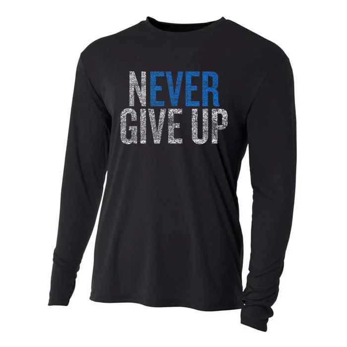 Never Ever Give Up Cooling Performance Long Sleeve Crew