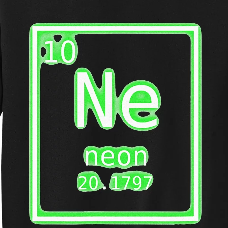 Neon Element Green Periodic Table Chemistry Nerd Costume Sweatshirt