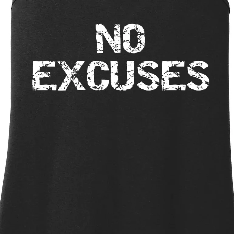 No Excuses Hoodie For Motivational Workout Ladies Essential Tank