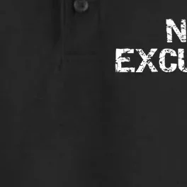 No Excuses Hoodie For Motivational Workout Dry Zone Grid Performance Polo