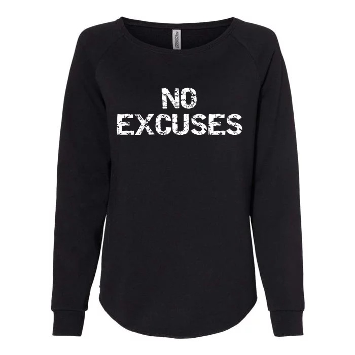 No Excuses Hoodie For Motivational Workout Womens California Wash Sweatshirt