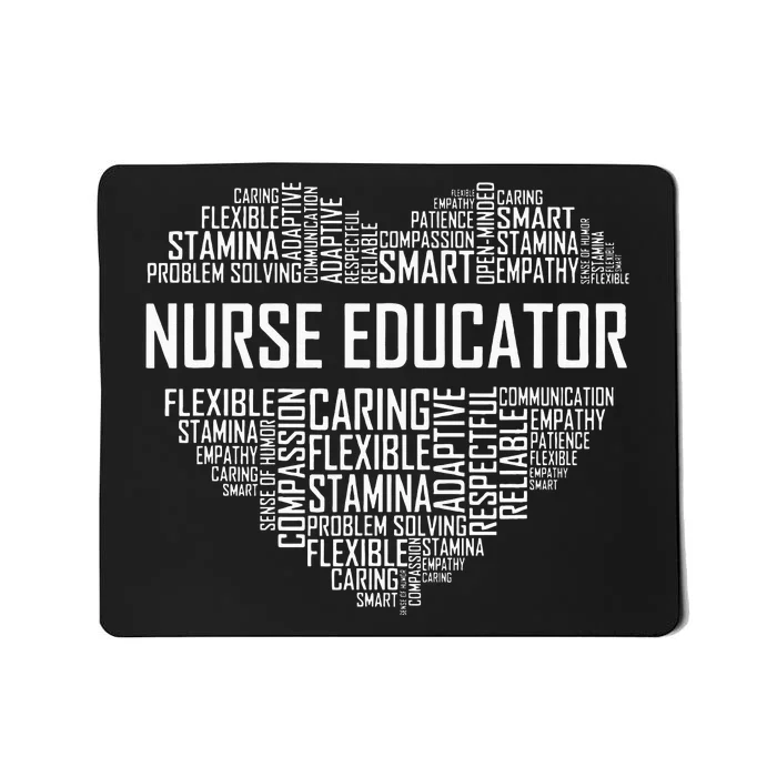 Nurse Educator Heart Nurse Educator Characteristics Mousepad