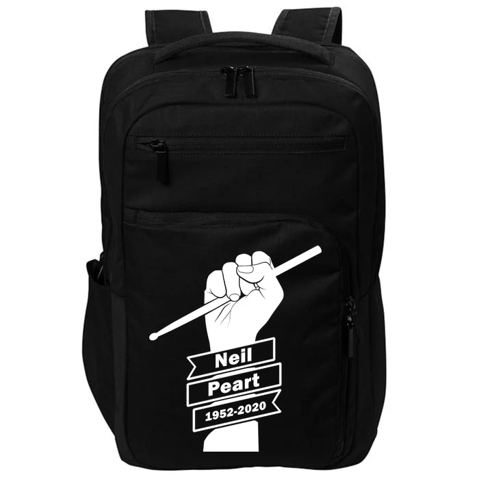 Neil Peart In Loving Memory Greatest Drummer Impact Tech Backpack